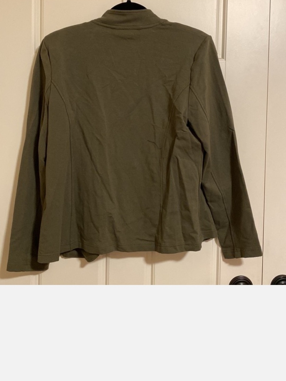 NWT Tommy Hilfiger Olive Green Military-Style Blazer L - Picture 4 of 4